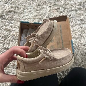 Hey Dude Kids Beige Shoes